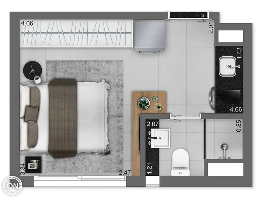 Kitnet com 1 quarto à venda, 32m2 em Jardim Paulista, São Paulo - SP - imagem 1 Foto 1 de Kitnet com 1 quarto à venda, 32m2 em Jardim Paulista, São Paulo - SP