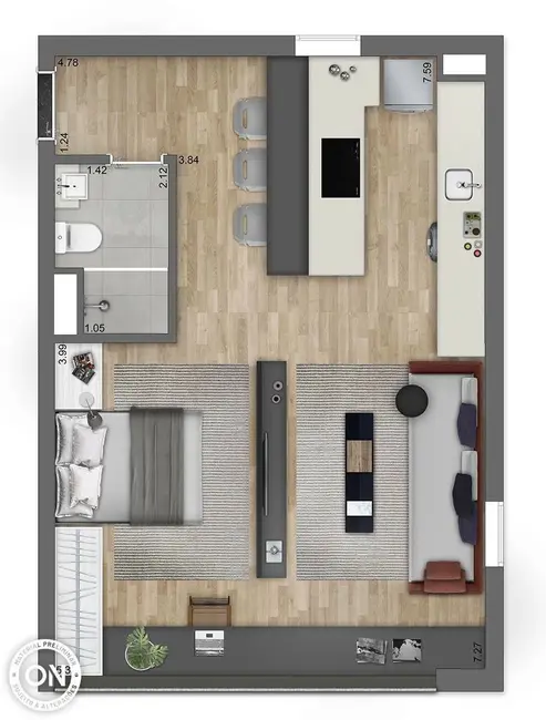Kitnet com 1 quarto à venda, 32m2 em Jardim Paulista, São Paulo - SP - imagem 2 Foto 2 de Kitnet com 1 quarto à venda, 32m2 em Jardim Paulista, São Paulo - SP