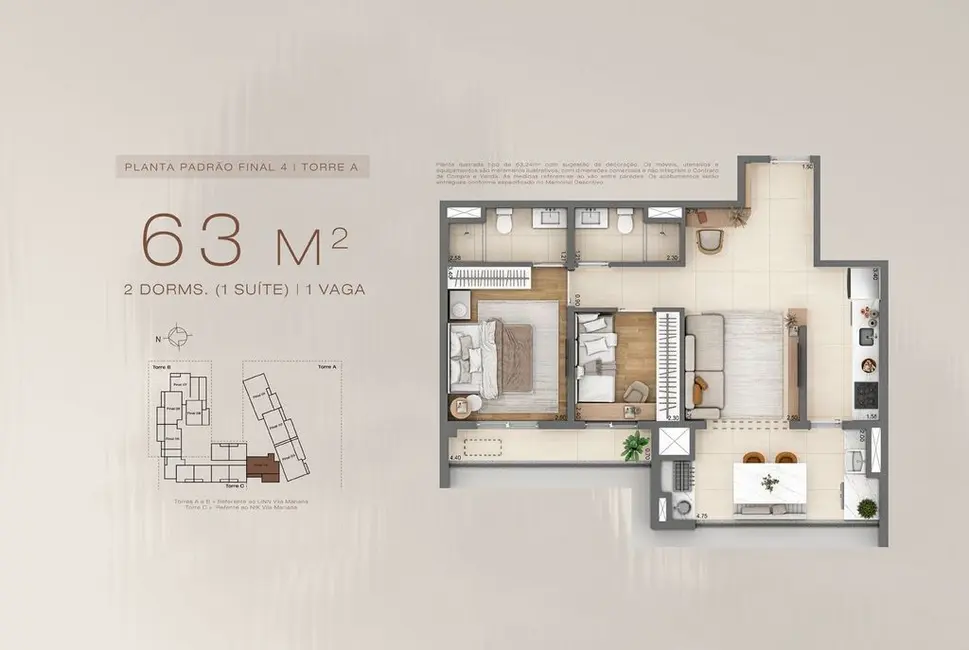 Foto 9 de Apartamento com 3 quartos à venda, 77m2 em Vila Mariana, São Paulo - SP