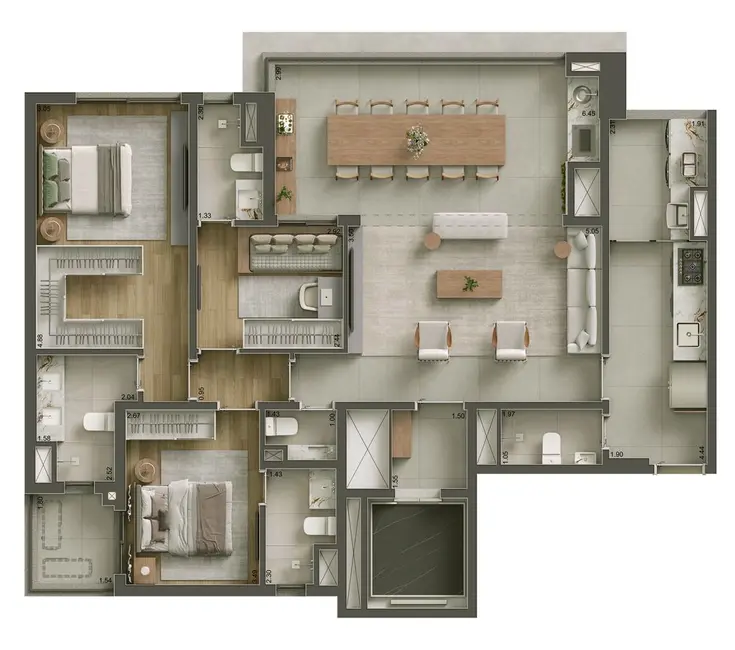 Apartamento com 4 quartos à venda, 273m2 em Vila Mariana, São Paulo - SP - imagem 2 Foto 2 de Apartamento com 4 quartos à venda, 273m2 em Vila Mariana, São Paulo - SP