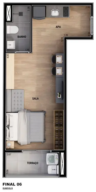 Foto 6 de Apartamento com 2 quartos à venda, 53m2 em Vila Mariana, São Paulo - SP