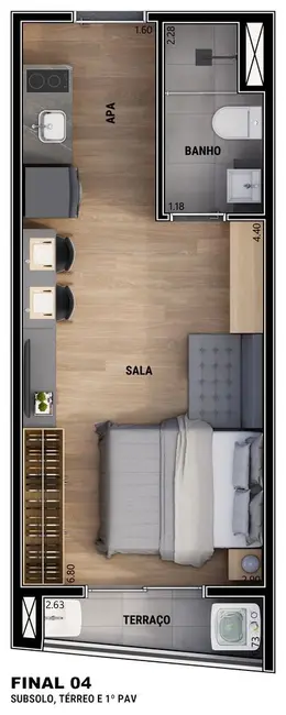 Foto 9 de Apartamento com 2 quartos à venda, 53m2 em Vila Mariana, São Paulo - SP