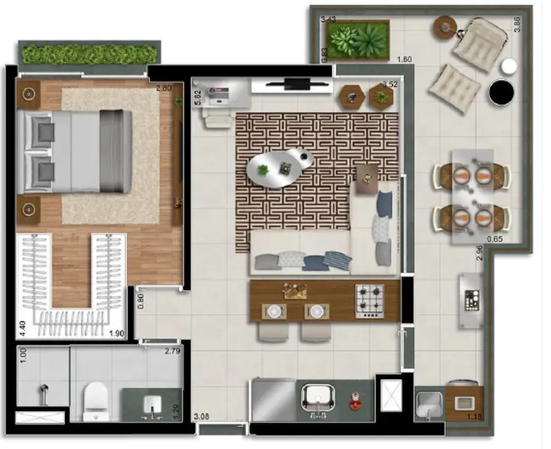 Foto 5 de Cobertura com 2 quartos à venda, 143m2 em Jardim América, São Paulo - SP