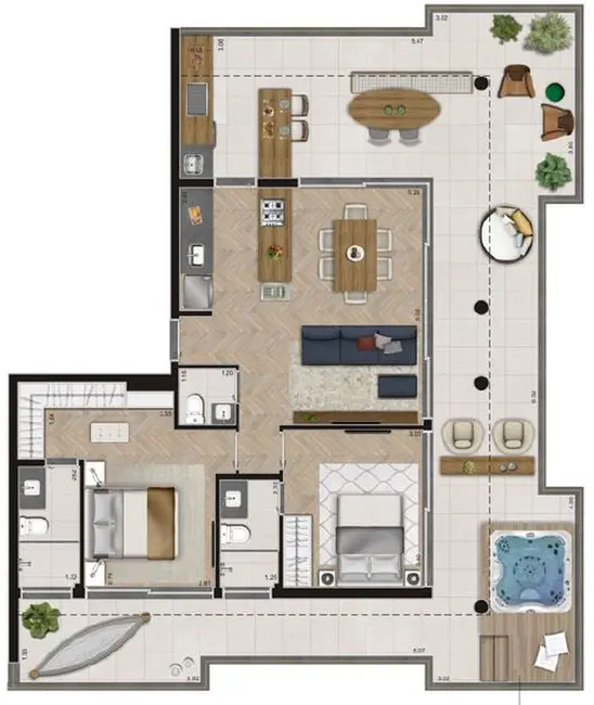 Foto 2 de Apartamento com 2 quartos à venda, 70m2 em Jardim América, São Paulo - SP