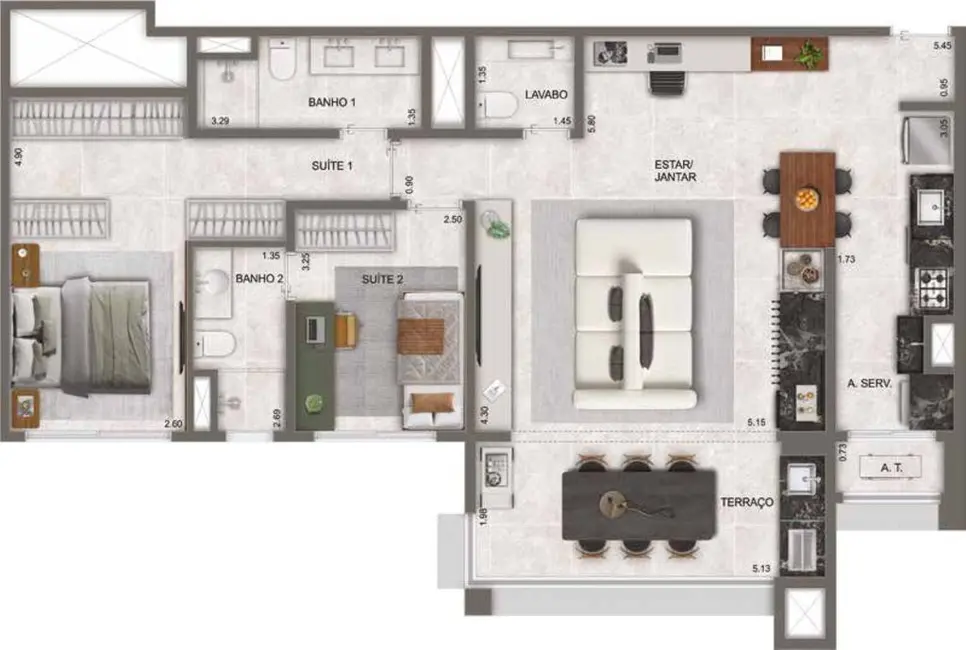 Apartamento com 3 quartos à venda, 80m2 em Umuarama, Osasco - SP - imagem 3 Foto 3 de Apartamento com 3 quartos à venda, 80m2 em Umuarama, Osasco - SP