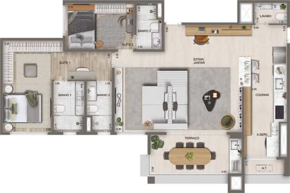 Foto 6 de Apartamento com 2 quartos à venda, 63m2 em Umuarama, Osasco - SP