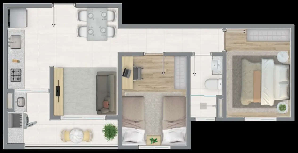Foto 7 de Apartamento com 2 quartos à venda, 74m2 em São Pedro, Osasco - SP