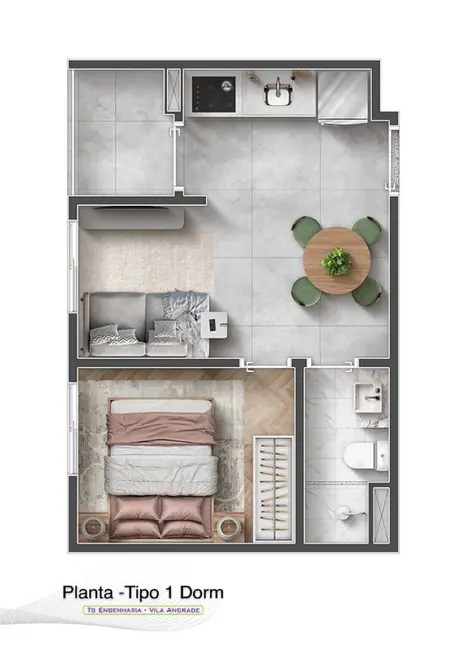 Foto 7 de Apartamento com 1 quarto à venda, 28m2 em Vila Andrade, São Paulo - SP