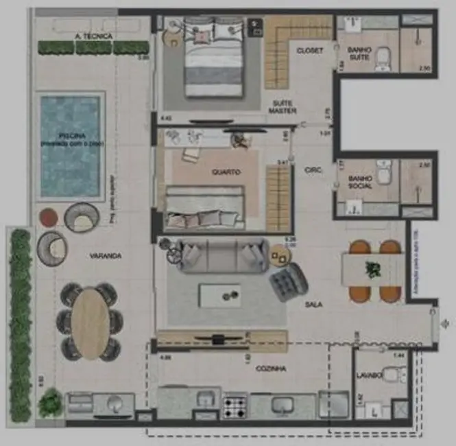 Apartamento com 1 quarto à venda, 75m2 em Centro, Sorocaba - SP - imagem 3 Foto 3 de Apartamento com 1 quarto à venda, 75m2 em Centro, Sorocaba - SP