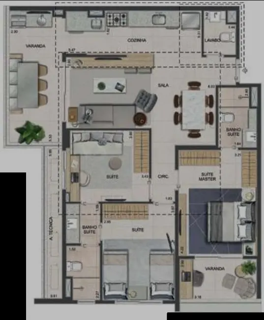 Apartamento com 1 quarto à venda, 75m2 em Centro, Sorocaba - SP - imagem 4 Foto 4 de Apartamento com 1 quarto à venda, 75m2 em Centro, Sorocaba - SP