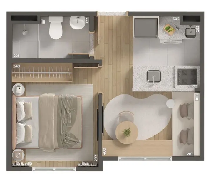 Kitnet com 1 quarto à venda, 40m2 em Indianópolis, São Paulo - SP - imagem 1 Foto 1 de Kitnet com 1 quarto à venda, 40m2 em Indianópolis, São Paulo - SP