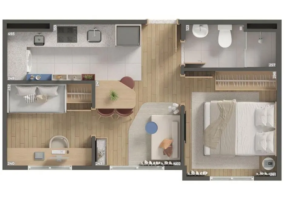 Kitnet com 1 quarto à venda, 40m2 em Indianópolis, São Paulo - SP - imagem 2 Foto 2 de Kitnet com 1 quarto à venda, 40m2 em Indianópolis, São Paulo - SP