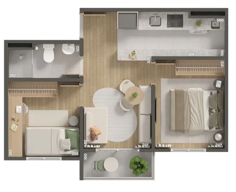 Kitnet com 1 quarto à venda, 40m2 em Indianópolis, São Paulo - SP - imagem 3 Foto 3 de Kitnet com 1 quarto à venda, 40m2 em Indianópolis, São Paulo - SP