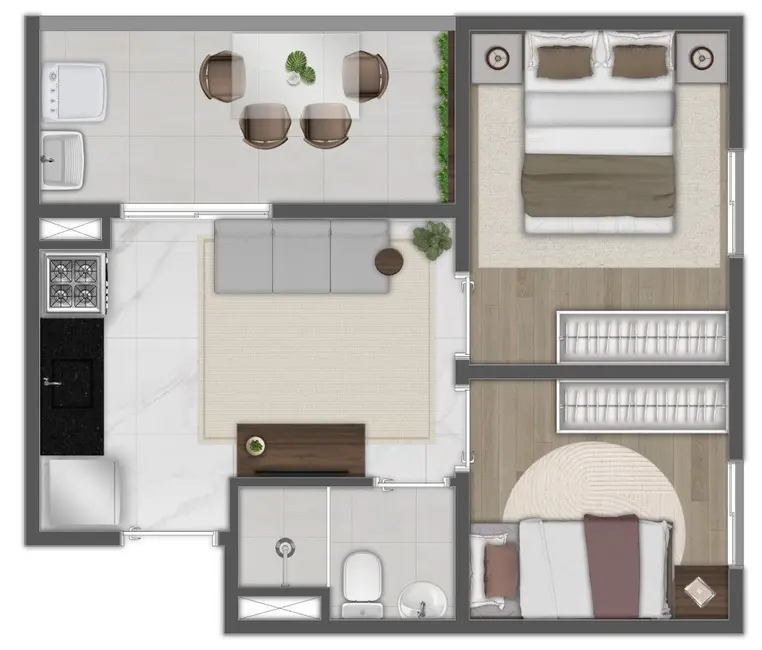 Foto 1 de Apartamento com 1 quarto à venda, 25m2 em Vila Dom Pedro I, São Paulo - SP