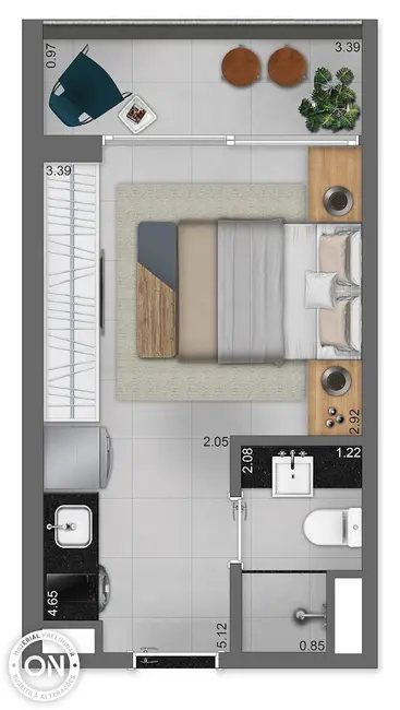 Apartamento com 1 quarto à venda, 33m2 em Jardim Paulista, São Paulo - SP - imagem 1 Foto 1 de Apartamento com 1 quarto à venda, 33m2 em Jardim Paulista, São Paulo - SP