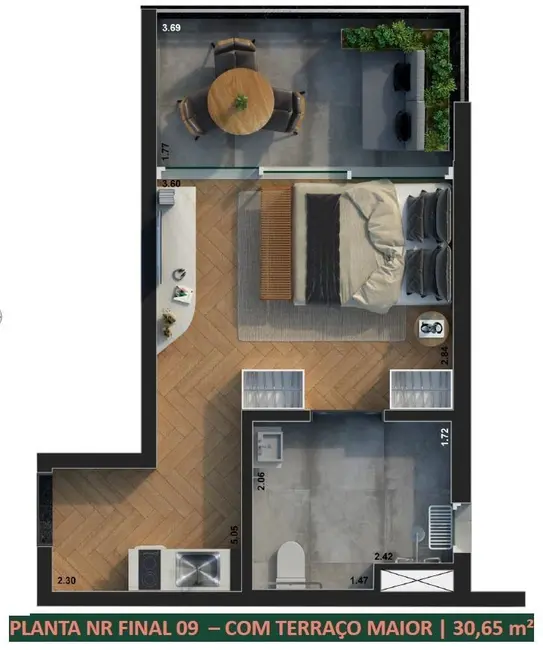 Kitnet com 1 quarto à venda, 20m2 em Vila Clementino, São Paulo - SP - imagem 2 Foto 2 de Kitnet com 1 quarto à venda, 20m2 em Vila Clementino, São Paulo - SP