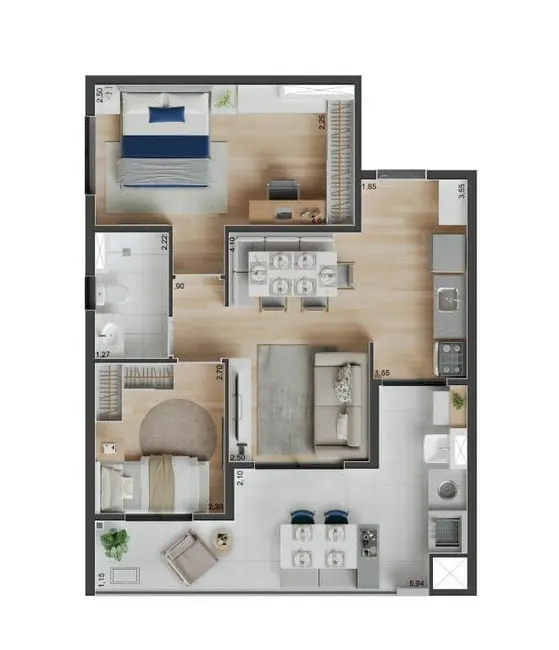 Foto 5 de Kitnet com 1 quarto à venda, 25m2 em Vila Olímpia, São Paulo - SP
