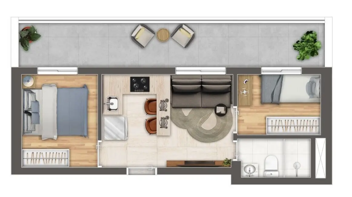 Apartamento com 2 quartos à venda, 39m2 em Jardim São Paulo(Zona Norte), São Paulo - SP - imagem 6 Foto 6 de Apartamento com 2 quartos à venda, 39m2 em Jardim São Paulo(Zona Norte), São Paulo - SP