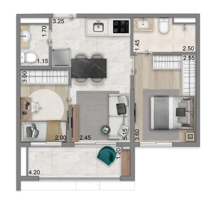 Foto 8 de Kitnet com 1 quarto à venda, 32m2 em Jardim Vila Mariana, São Paulo - SP
