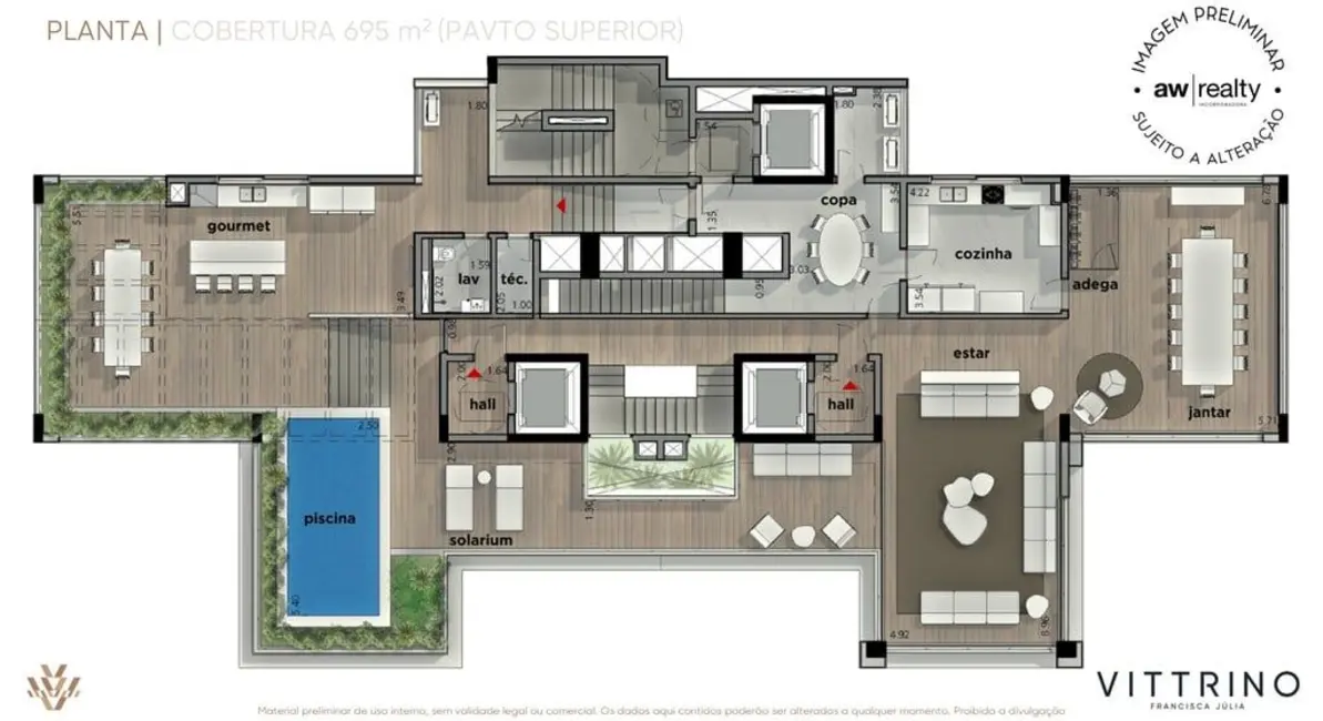 Apartamento com 4 quartos à venda, 345m2 em Santana, São Paulo - SP - imagem 5 Foto 5 de Apartamento com 4 quartos à venda, 345m2 em Santana, São Paulo - SP