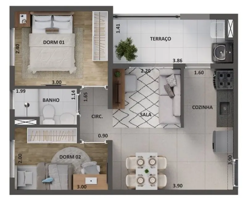 Foto 6 de Apartamento à venda, 37m2 em Lapa, São Paulo - SP