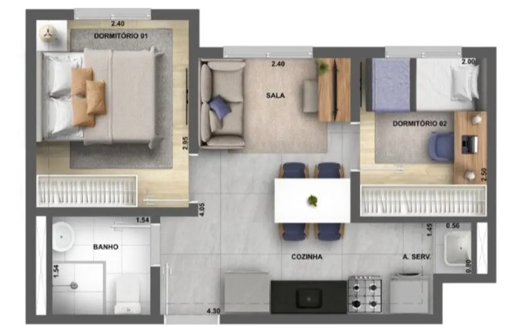 Apartamento com 2 quartos à venda, 32m2 em Butantã, São Paulo - SP - imagem 1 Foto 1 de Apartamento com 2 quartos à venda, 32m2 em Butantã, São Paulo - SP