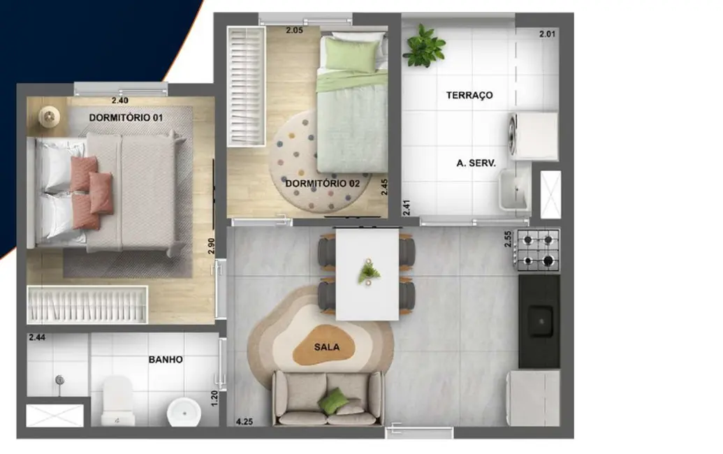 Apartamento com 2 quartos à venda, 35m2 em Água Branca, São Paulo - SP - imagem 1 Foto 1 de Apartamento com 2 quartos à venda, 35m2 em Água Branca, São Paulo - SP