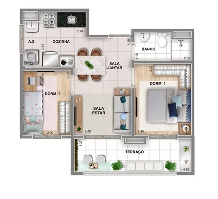 Foto 1 de Apartamento com 2 quartos à venda, 30m2 em Vila Sônia, São Paulo - SP