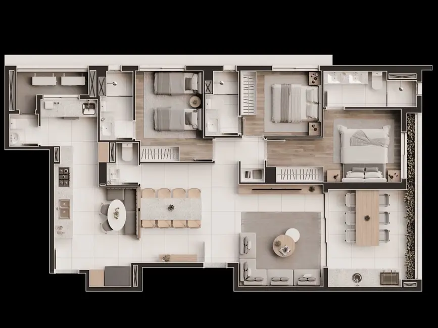 Foto 4 de Apartamento com 3 quartos à venda, 141m2 em Planalto Paulista, São Paulo - SP
