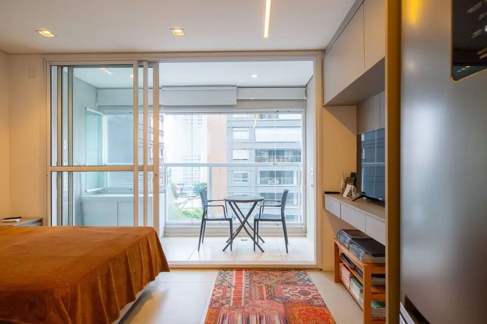 Apartamento com 1 quarto à venda, 28m2 em Moema, São Paulo - SP - imagem 2 Foto 2 de Apartamento com 1 quarto à venda, 28m2 em Moema, São Paulo - SP