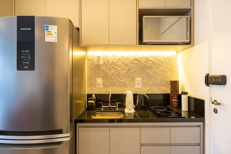Apartamento com 1 quarto à venda, 28m2 em Moema, São Paulo - SP - imagem 3 Foto 3 de Apartamento com 1 quarto à venda, 28m2 em Moema, São Paulo - SP