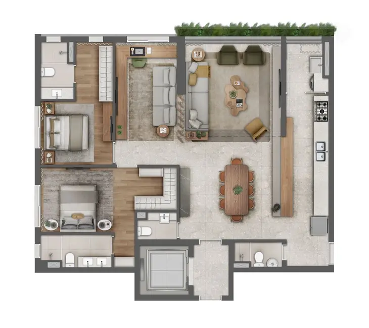 Foto 2 de Apartamento com 2 quartos à venda, 85m2 em Pinheiros, São Paulo - SP