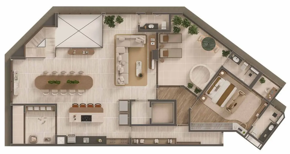 Apartamento com 3 quartos à venda, 186m2 em Jardim Campos Elísios, Jundiai - SP - imagem 6 Foto 6 de Apartamento com 3 quartos à venda, 186m2 em Jardim Campos Elísios, Jundiai - SP