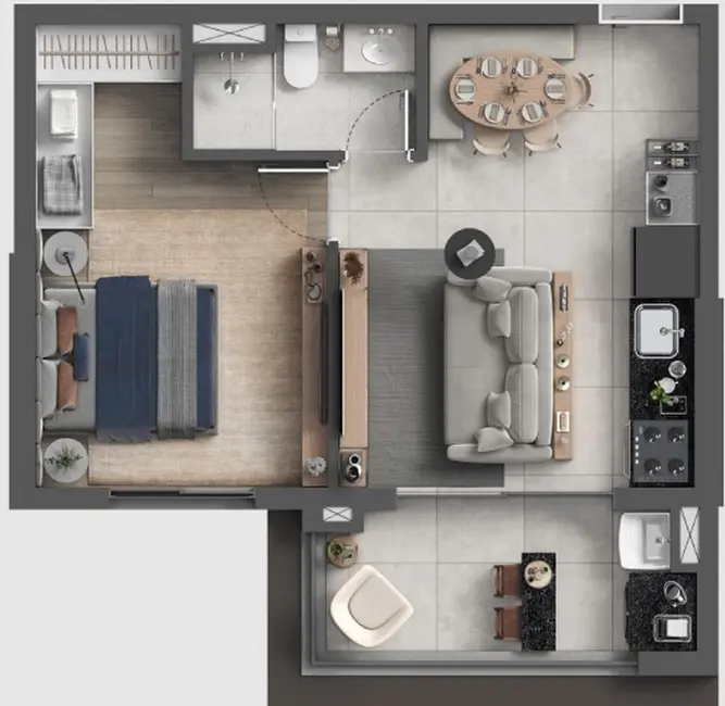 Foto 4 de Apartamento com 3 quartos à venda, 79m2 em Barueri - SP