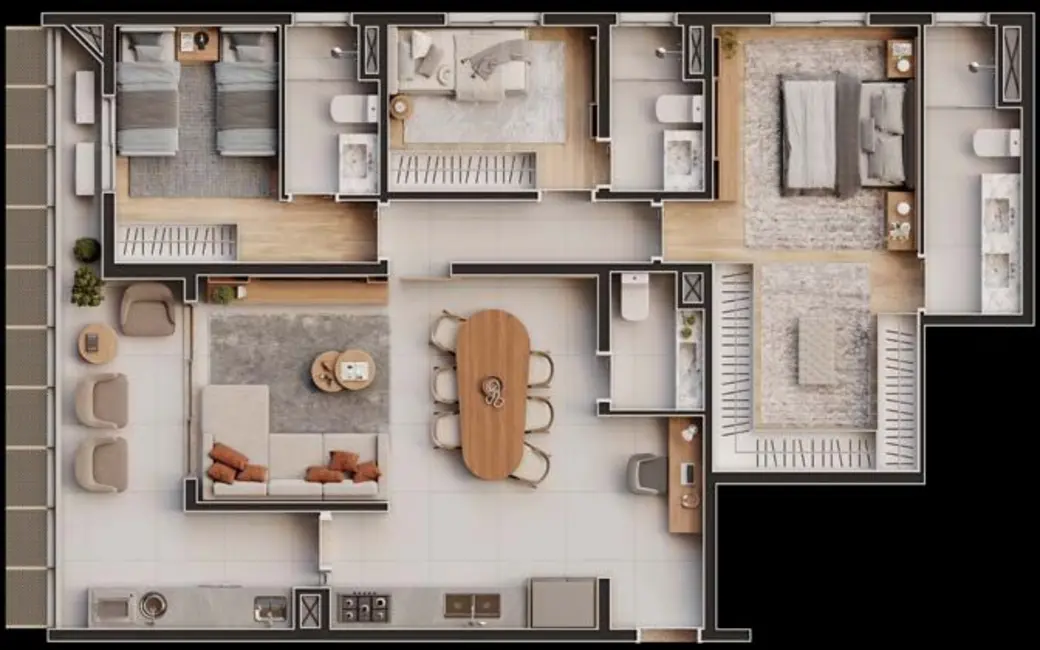 Apartamento com 3 quartos à venda, 89m2 em - SP - imagem 9 Foto 9 de Apartamento com 3 quartos à venda, 89m2 em - SP