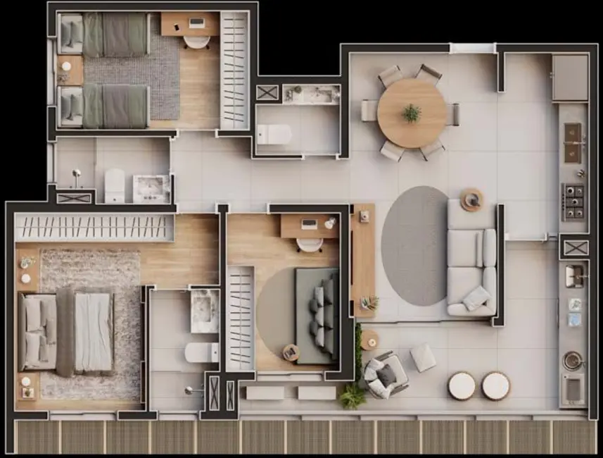 Apartamento com 3 quartos à venda, 89m2 em - SP - imagem 7 Foto 7 de Apartamento com 3 quartos à venda, 89m2 em - SP