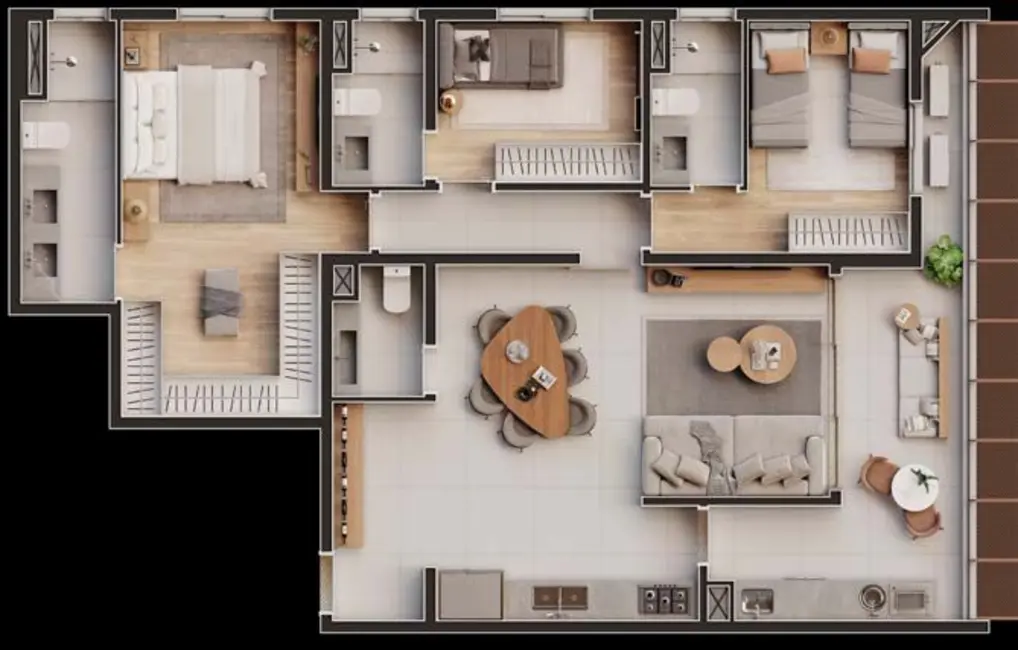 Foto 3 de Cobertura com 3 quartos à venda, 183m2 em Barueri - SP