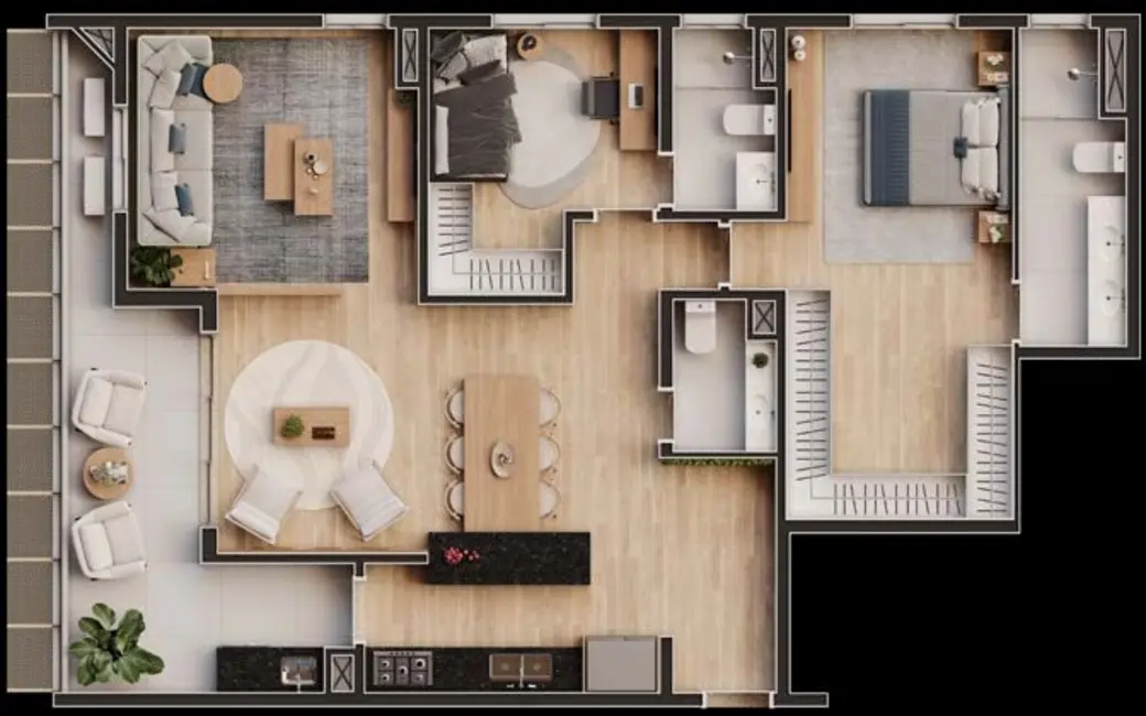 Foto 4 de Cobertura com 3 quartos à venda, 183m2 em Barueri - SP