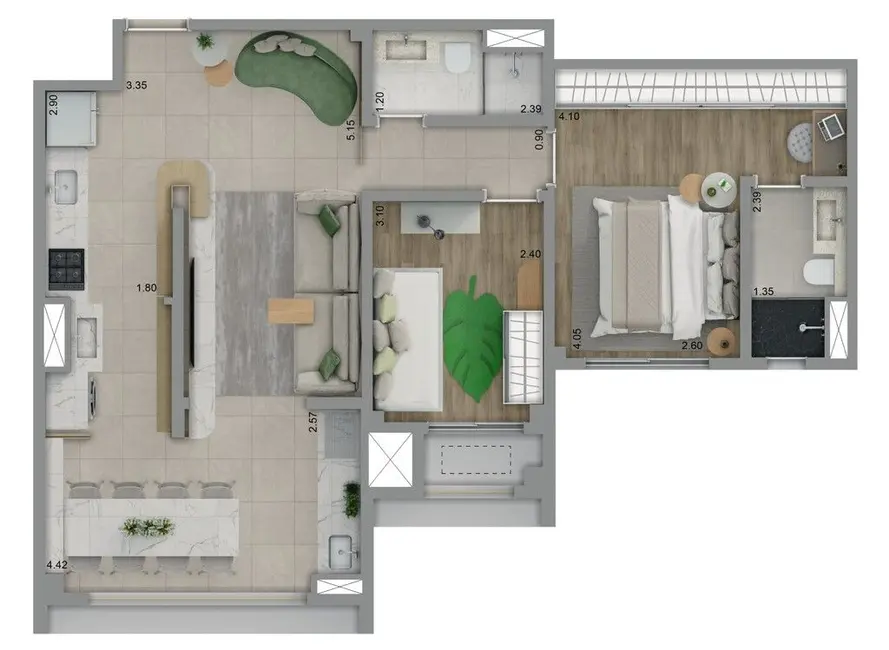 Apartamento com 4 quartos à venda, 119m2 em Freguesia do Ó, São Paulo - SP - imagem 3 Foto 3 de Apartamento com 4 quartos à venda, 119m2 em Freguesia do Ó, São Paulo - SP