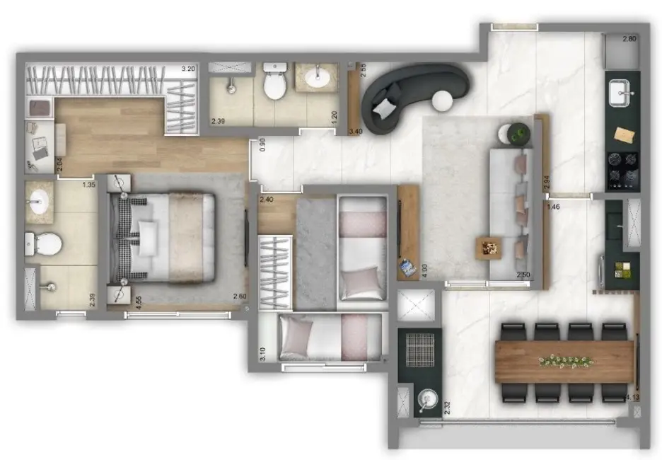 Apartamento com 2 quartos à venda, 114m2 em Freguesia do Ó, São Paulo - SP - imagem 6 Foto 6 de Apartamento com 2 quartos à venda, 114m2 em Freguesia do Ó, São Paulo - SP