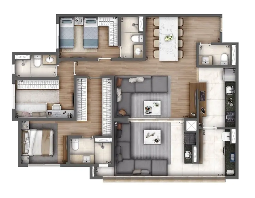 Foto 5 de Apartamento com 4 quartos à venda, 120m2 em Ipiranga, São Paulo - SP