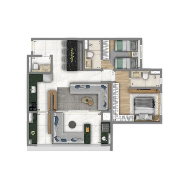 Foto 1 de Apartamento com 2 quartos à venda, 68m2 em Mooca, São Paulo - SP