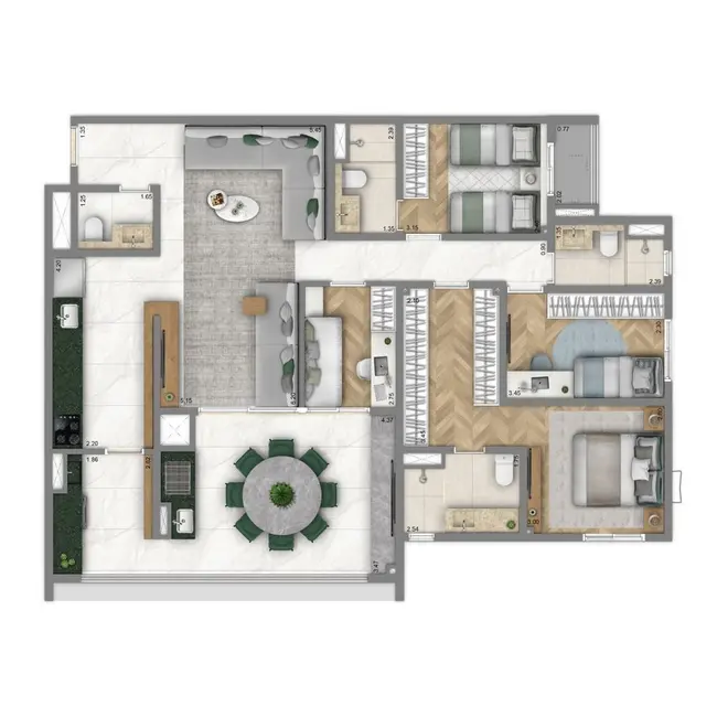Foto 7 de Apartamento com 2 quartos à venda, 68m2 em Mooca, São Paulo - SP