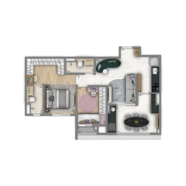 Foto 6 de Apartamento com 2 quartos à venda, 68m2 em Mooca, São Paulo - SP