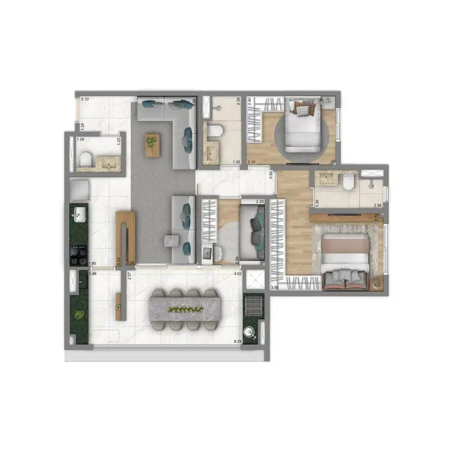 Foto 5 de Apartamento com 2 quartos à venda, 68m2 em Mooca, São Paulo - SP