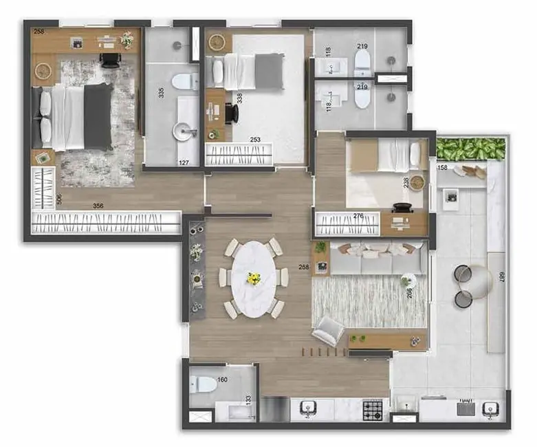 Apartamento com 2 quartos à venda, 94m2 em - SP - imagem 5 Foto 5 de Apartamento com 2 quartos à venda, 94m2 em - SP