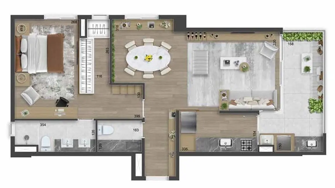 Apartamento com 2 quartos à venda, 64m2 em - SP - imagem 7 Foto 7 de Apartamento com 2 quartos à venda, 64m2 em - SP