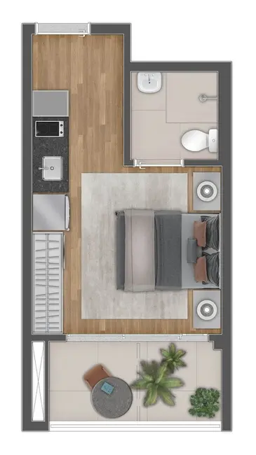Foto 1 de Kitnet com 1 quarto à venda, 26m2 em Pinheiros, São Paulo - SP