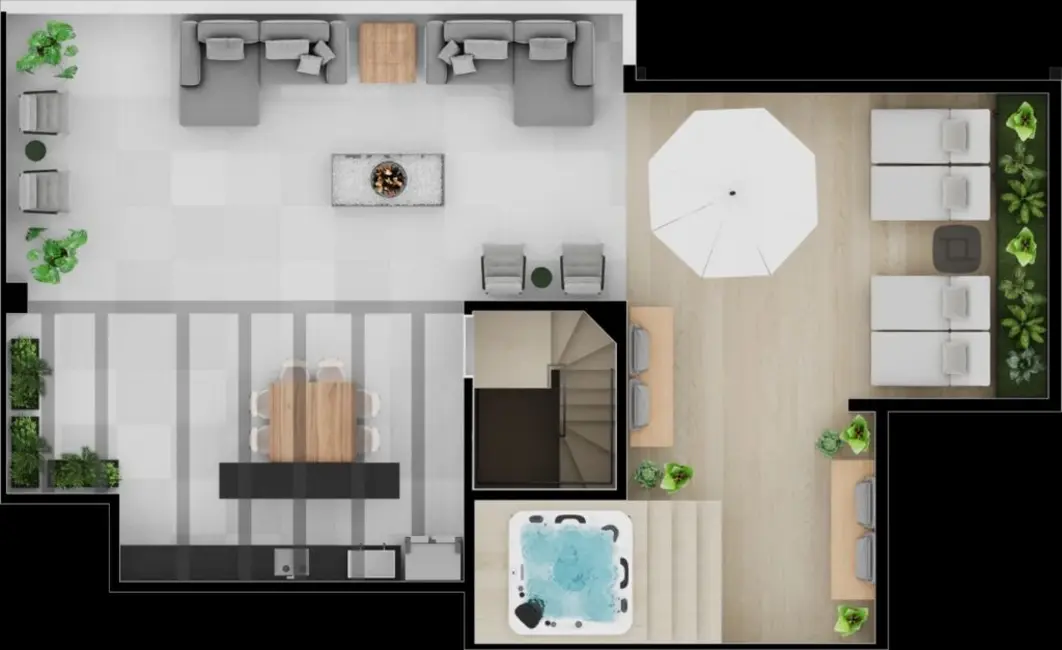 Apartamento com 3 quartos à venda, 150m2 em Tamboré, Santana De Parnaiba - SP - imagem 8 Foto 8 de Apartamento com 3 quartos à venda, 150m2 em Tamboré, Santana De Parnaiba - SP