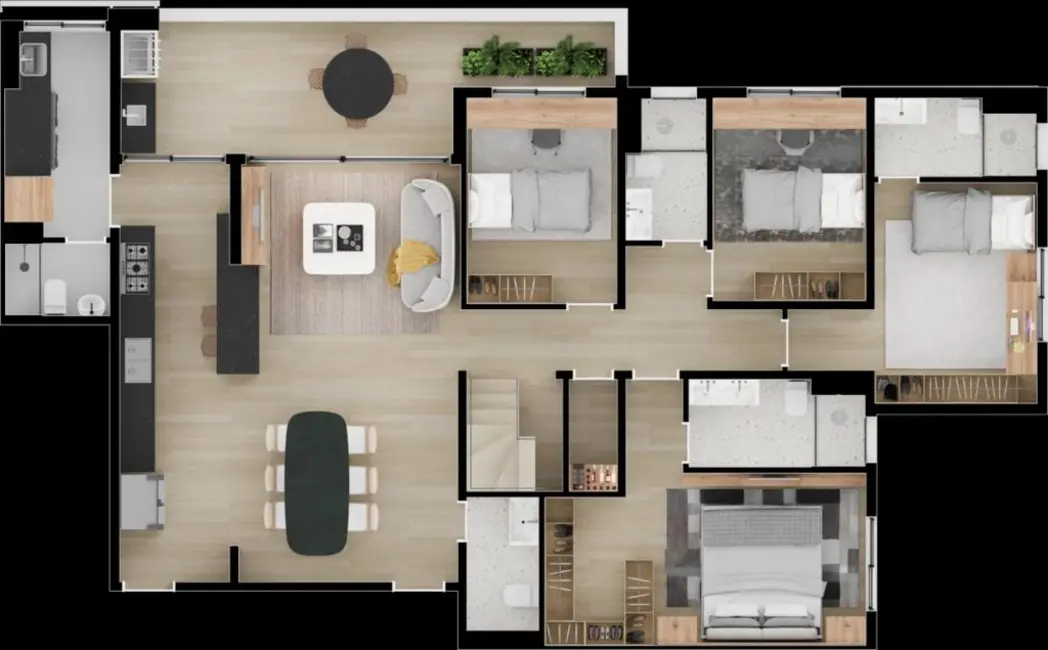 Apartamento com 3 quartos à venda, 150m2 em Tamboré, Santana De Parnaiba - SP - imagem 1 Foto 1 de Apartamento com 3 quartos à venda, 150m2 em Tamboré, Santana De Parnaiba - SP
